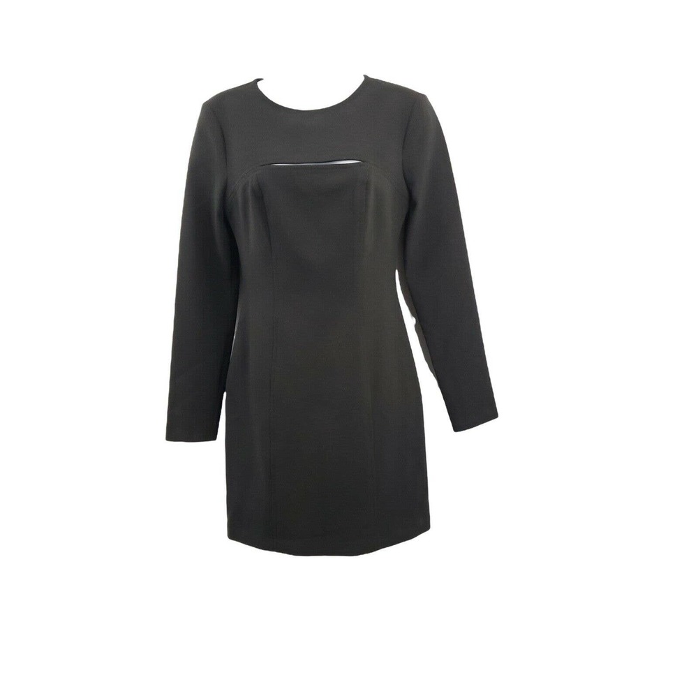 NEW LIKELY WOMENS SIZE 4 LONG SLEEVE KELLER BLACK DRESS